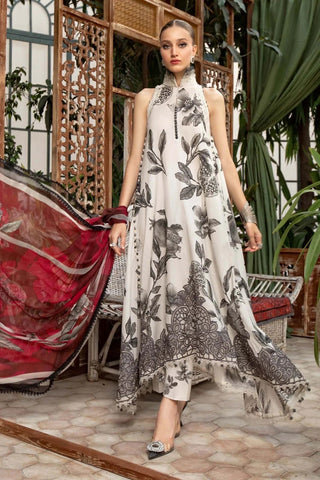 Maria B - 3PC M Print Swiss Lawn Unstitched Suit