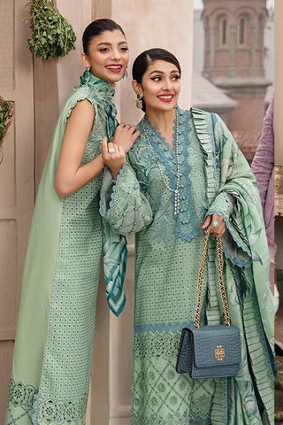 MUSHQ- 3PC Lawn Unstitched Heavily Embroiderey Suit