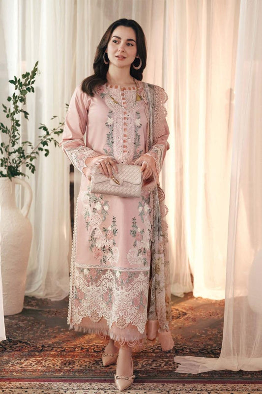 JADE Embroidered 3PC Shiffon Unstitched Wedding Collection JD01