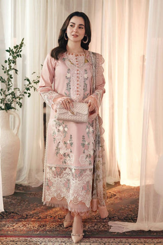 JADE Embroidered 3PC Shiffon Unstitched Wedding Collection JD01