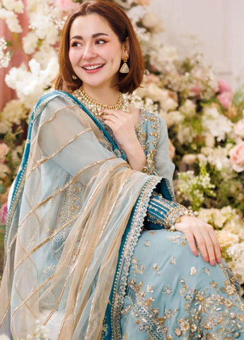 Crizma Embroidered 3PC Shiffon Unstitched Wedding Collection CR-01