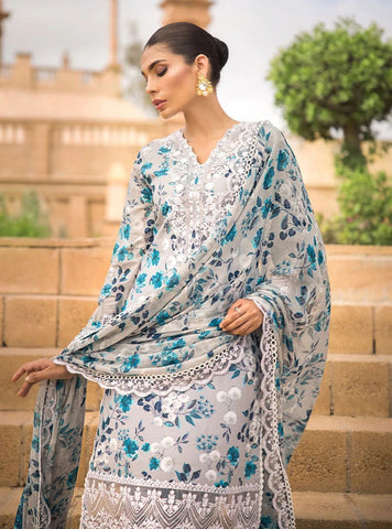 Zainab Chotani - 3PC Lawn Unstitched Digital Print Suit