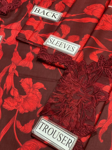 Maria B 3pc digital printed swiss lawn