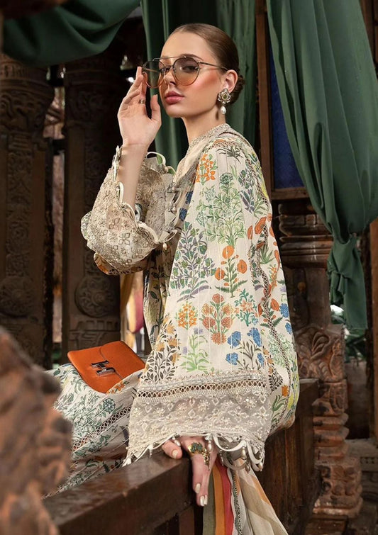 Maria B - 3PC M Print Swiss Lawn Unstitched Suit
