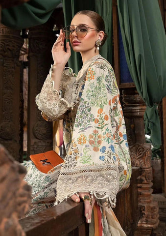 Maria B - 3PC M Print Swiss Lawn Unstitched Suit