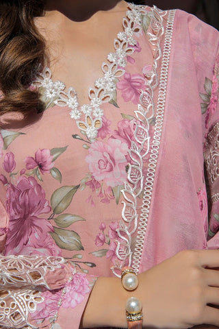 Baroque digital printed swiss lawn