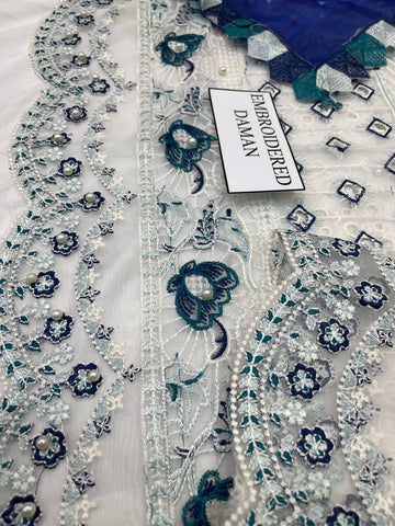 Anaya - 3PC Lawn Unstitched Heavily Embroiderey Suit