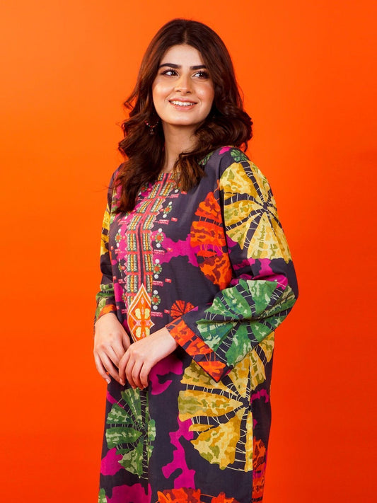 - 3PC Swiss Lawn Unstitched Digital Print Suit