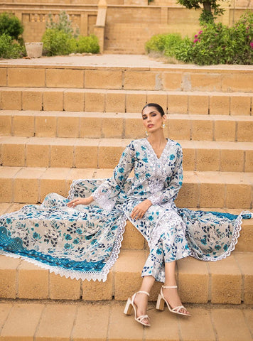 Zainab Chotani - 3PC Lawn Unstitched Digital Print Suit