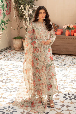 Vaniya - 3PC Swiss Lawn Unstitched Digital Print Suit