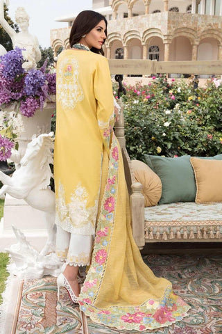 Crimson - 3PC (Unstitched) Luxury Embroidered Chikenkari Work - F10