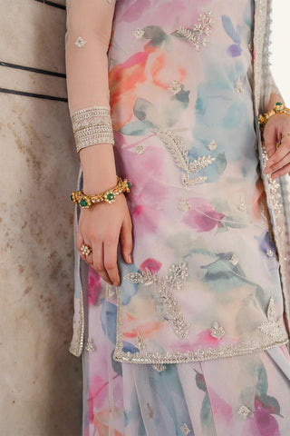 Printed Patch Emb Lawn 3 Piece Unstitched Suit MPT-2905-B- 47- Summer Collection