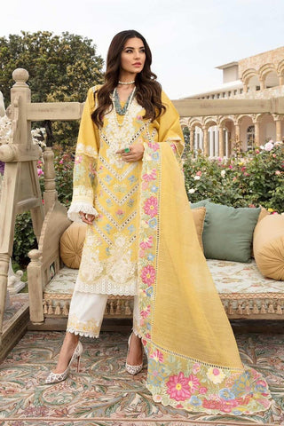 Crimson - 3PC (Unstitched) Luxury Embroidered Chikenkari Work - F10