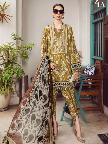 Maria B - 3PC M Print Swiss Lawn Unstitched Suit
