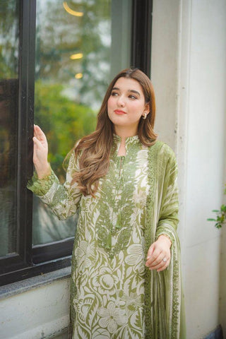 Printed Patch Embroidery Lawn 3 Piece Unstitched Suit MPT-2916 Summer Collection