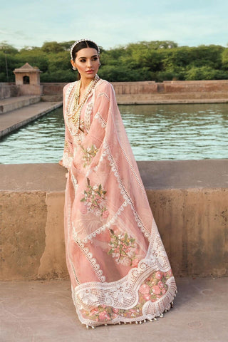 Crimson - 3PC Lawn Unstitched Heavily Embroiderey Suit