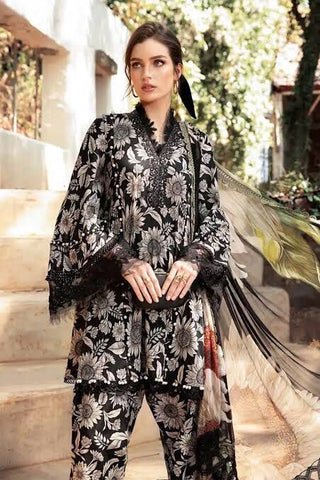 Maria B - 3PC M Print Swiss Lawn Unstitched Suit