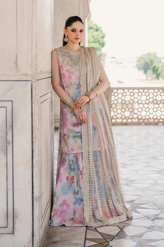 Printed Patch Emb Lawn 3 Piece Unstitched Suit MPT-2905-B- 47- Summer Collection
