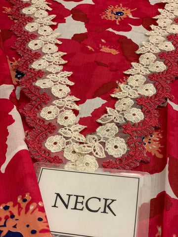 Maria B - 3PC M Print Swiss Lawn Unstitched Suit