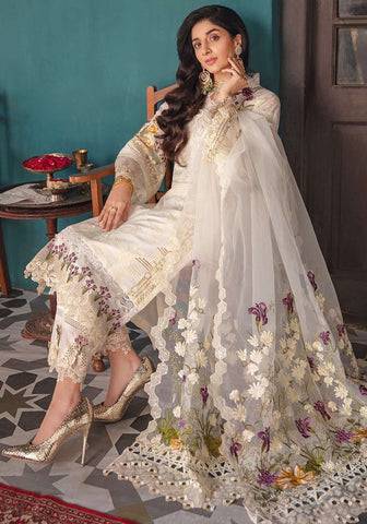 ELAF - 3PC Lawn Chikenkari Embroiderey Unstitched Suit - F3