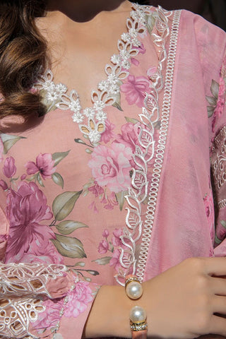 Baroque - 3PC Swiss Lawn Unstitched Embroiderey Suit