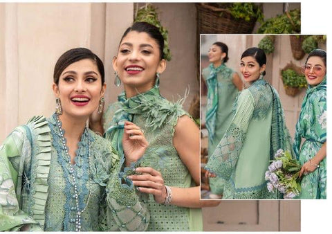 MUSHQ- 3PC Lawn Unstitched Heavily Embroiderey Suit