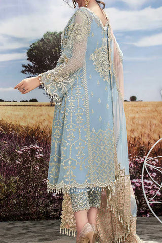 3PC ORGANZA Embroidery Suit With Embroidery Net Dupatta