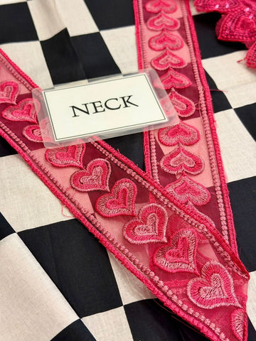 Printed Patch Emb Lawn 3 Piece Unstitched Suit MPT-2906-B-25 - Summer Collection